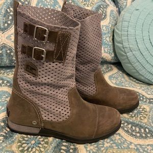 Sorel Major Perforated Moto Boot Size 9